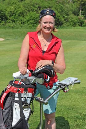 24. Europa-Park EAGLES Golf Cup. Renate Lingor anläßlich des 24. Europa-Park EAGLES Golf Cup am 09.05.2022 beim Golfclub Breisgau in Herbolzheim-Tutschfelden. 20220509MWI17536