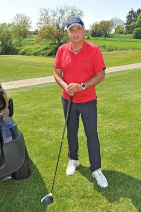 24. Europa-Park EAGLES Golf Cup. Hansi Müller anläßlich des 24. Europa-Park EAGLES Golf Cup am 09.05.2022 beim Golfclub Breisgau in Herbolzheim-Tutschfelden. 20220509MWI17469