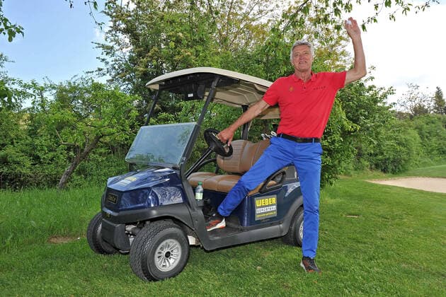 24. Europa-Park EAGLES Golf Cup. Kurt Klühspies anläßlich des 24. Europa-Park EAGLES Golf Cup am 09.05.2022 beim Golfclub Breisgau in Herbolzheim-Tutschfelden. 20220509MWI17462