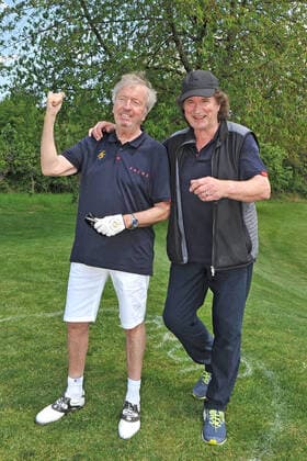24. Europa-Park EAGLES Golf Cup. Werner Schulze-Erdel und Olaf Malolepski anläßlich des 24. Europa-Park EAGLES Golf Cup am 09.05.2022 beim Golfclub Breisgau in Herbolzheim-Tutschfelden. 20220509MWI17442