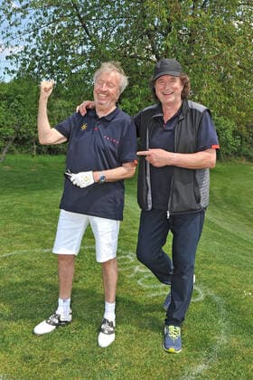 24. Europa-Park EAGLES Golf Cup. Werner Schulze-Erdel und Olaf Malolepski anläßlich des 24. Europa-Park EAGLES Golf Cup am 09.05.2022 beim Golfclub Breisgau in Herbolzheim-Tutschfelden. 20220509MWI17441