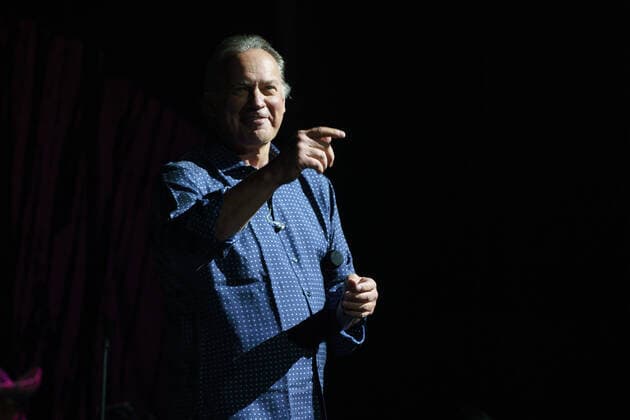 May 9, 2022, Madrid, Spain: Spanish singer Bertin Osborne performs on stage at the Calderon Theater in Madrid. Madrid Spain - ZUMAs197 20220509_zaa_s197_245 Copyright: xAtilanoxGarciax