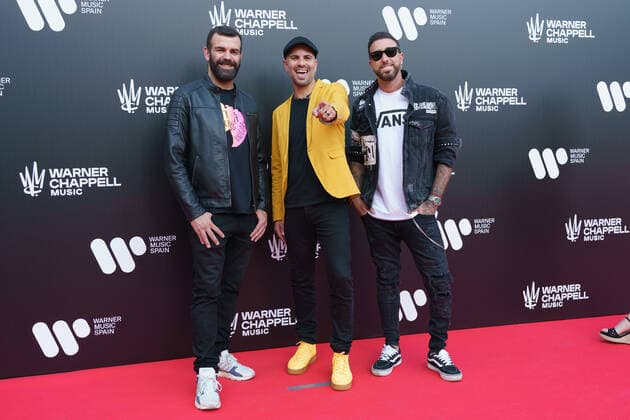 May 10, 2022, Madrid, Spain: Members of the group Corridor Effect during the photocall of the opening of the Warner music station in Madrid. Madrid Spain - ZUMAs197 20220510_zaa_s197_114 Copyright: xAtilanoxGarciax