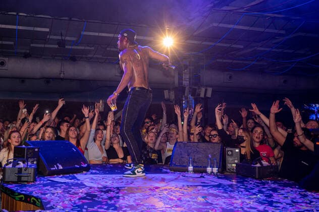 20220511 Maxwell und Joshi Mizu live im Mega Park PALMA, SPAIN - MAY 11 2022 : Maxwell (Rapper) - Maxwell Kwabena Schaden und Joshi Mizu - Josef Valenzuela at - Maxwell und Joshi Mizu live im Mega Park on May 11, 2022 in Palma, . Palma Baleares Spain