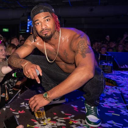 20220511 Maxwell und Joshi Mizu live im Mega Park PALMA, SPAIN - MAY 11 2022 : Maxwell (Rapper) - Maxwell Kwabena Schaden at - Maxwell und Joshi Mizu live im Mega Park on May 11, 2022 in Palma, . Palma Baleares Spain