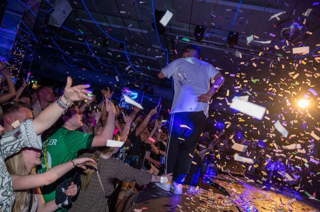 20220511 Maxwell und Joshi Mizu live im Mega Park PALMA, SPAIN - MAY 11 2022 : Maxwell (Rapper) - Maxwell Kwabena Schaden und Joshi Mizu - Josef Valenzuela at - Maxwell und Joshi Mizu live im Mega Park on May 11, 2022 in Palma, . Palma Baleares Spain