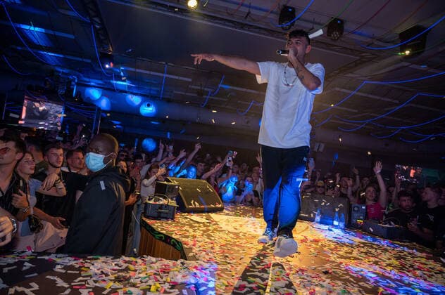 20220511 Maxwell und Joshi Mizu live im Mega Park PALMA, SPAIN - MAY 11 2022 : Maxwell (Rapper) - Maxwell Kwabena Schaden und Joshi Mizu - Josef Valenzuela at - Maxwell und Joshi Mizu live im Mega Park on May 11, 2022 in Palma, . Palma Baleares Spain