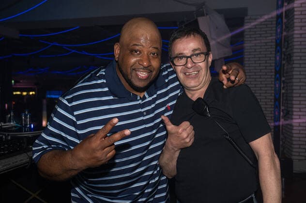 20220511 Maxwell und Joshi Mizu live im Mega Park PALMA, SPAIN - MAY 11 2022 : DJ VAN TELL at - Maxwell und Joshi Mizu live im Mega Park on May 11, 2022 in Palma, . Palma Baleares Spain