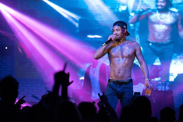 20220511 Maxwell und Joshi Mizu live im Mega Park PALMA, SPAIN - MAY 11 2022 : Maxwell (Rapper) - Maxwell Kwabena Schaden at - Maxwell und Joshi Mizu live im Mega Park on May 11, 2022 in Palma, . Palma Baleares Spain