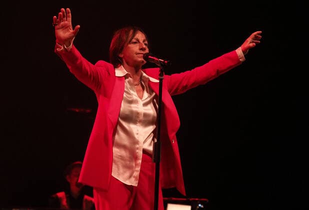 Italian singer Gianna Nannini during her performance at Europauditorium. May 10, 2022, Bologna, Italy - photo: Michele Nucci