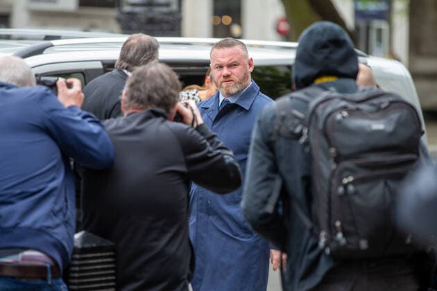 Bilder des Jahres 2022, Entertainment 05 Mai May 11, 2022, London, England, United Kingdom: WAYNE ROONEY arrives at Royal Courts of Justice with Coleen Rooney for the second day of the libel case trial. London United Kingdom - ZUMAs262 20220511_zip_s262_037 Copyright: xTayfunxSalcix