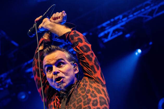 Piero Pelu Konzert in Rom May 10, 2022, Rome, Italy: Piero Pelu, singer and leader of the band LITFIBA, performs on stage for Liultimo girone Tour. The Italian rock band LITFIBA performs live in Rome. Rome Italy - ZUMAs197 20220510_zaa_s197_526 Copyright: xStefanoxCostantinox