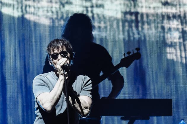 11.05.2022, xlakx, Entertaiment Musik Pop, a-ha emspor, v.l.Die norwegische Band a-ha um Saenger Morten Harket und Paul Waaktaar-Savoy tritt in der Mercedes Benz Arena auf. Deutschlandtournee play hunting high and low . Berlin