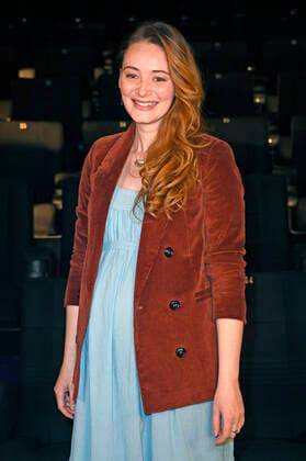 Maria Ehrich bei der Bekanntgabe der Nominierungen für den Deutschen Filmpreis 2022 im Kino in der KulturBrauerei. Berlin, 12.05.2022