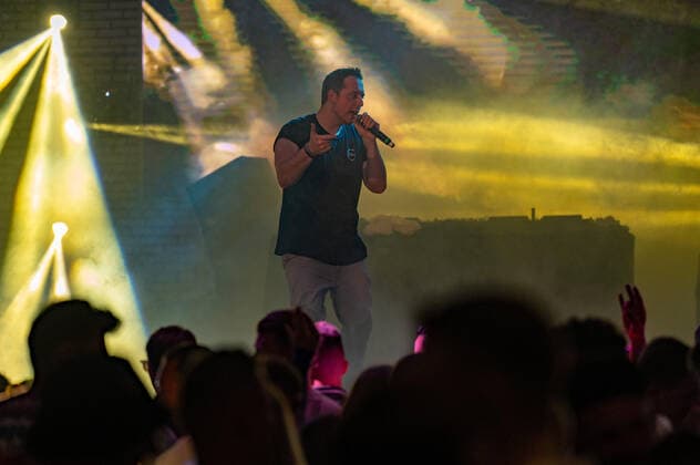 20220512 HBz Music live im Mega Park PALMA, SPAIN - MAY 12 2022 : Nils Schedler at - HBz Music live im Mega Park on May 12, 2022 in Palma, . Palma Baleares Spain