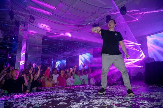 20220512 HBz Music live im Mega Park PALMA, SPAIN - MAY 12 2022 : Nils Schedler at - HBz Music live im Mega Park on May 12, 2022 in Palma, . Palma Baleares Spain