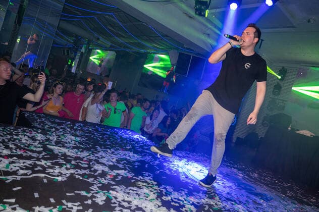 20220512 HBz Music live im Mega Park PALMA, SPAIN - MAY 12 2022 : Nils Schedler at - HBz Music live im Mega Park on May 12, 2022 in Palma, . Palma Baleares Spain