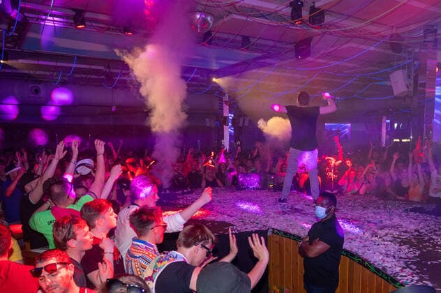 20220512 HBz Music live im Mega Park PALMA, SPAIN - MAY 12 2022 : Nils Schedler at - HBz Music live im Mega Park on May 12, 2022 in Palma, . Palma Baleares Spain