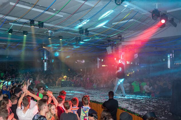 20220512 HBz Music live im Mega Park PALMA, SPAIN - MAY 12 2022 : Nils Schedler at - HBz Music live im Mega Park on May 12, 2022 in Palma, . Palma Baleares Spain