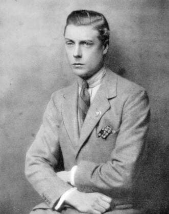 H.R.H Prince of Wales Camera portrait of His Royal Highness the Prince Edward VII of Wales (1894 - 1972). Photograph taken by Hugh Cecil, also known as, Hugh Cecil Saunders (1890 - 1974). Dated 1927 Copyright: xPhoto12 AnnxRonanxPicturexLibraryx ARP18A06_063