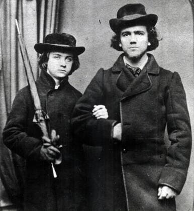 Norwegian Composer, Edvard Grieg Norwegian composer, Edvard Grieg and his brother John, as young boys. c.1860 Copyright: xPhoto12 AnnxRonanxPicturexLibraryx ARP18A09_023