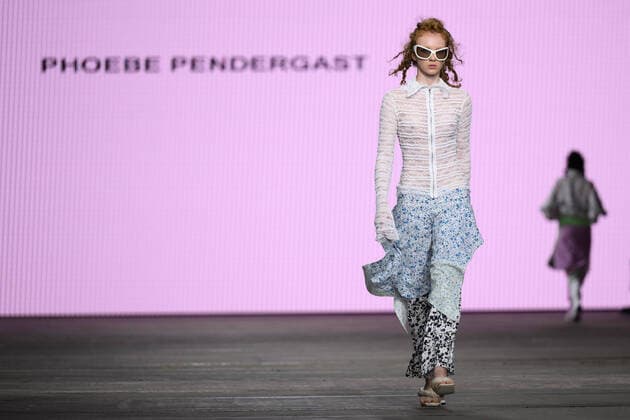 Bilder des Jahres 2022, Entertainment 05 Mai Entertainment Bilder des Tages AUSTRALIAN FASHION WEEK, Models walk the runway during the Phoebe Pendergast collection in the Next Gen fashion show at Australian Fashion Week 2022 in Sydney, Friday, May 13, 2022. ( NO ARCHIVING, EDITORIAL USE ONLY, NO USE IN BOOKS WITHOUT CONSENT SYDNEY NSW AUSTRALIA  Copyright: xJAMESxGOURLEYx 20220513001658433260
