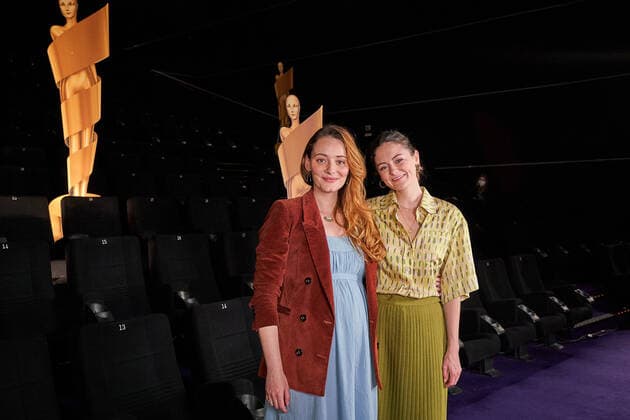 Nominierungsbekanntgabe Deutscher Filmpreis 2022 Lea van Acken und Maria Ehrich beim Fototermin zur Nominierungsbekanntgabe Deutscher Filmpreis 2022 am 12. Mai im Kino in der KulturBrauerei Berlin Copyright: xEventpressxRadkex