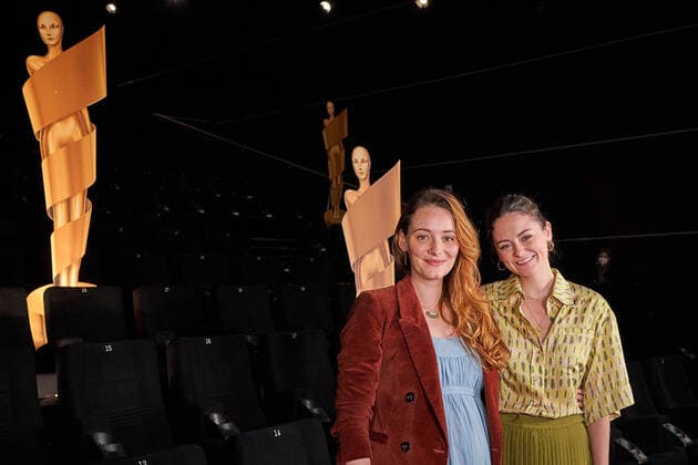 Nominierungsbekanntgabe Deutscher Filmpreis 2022 Lea van Acken und Maria Ehrich beim Fototermin zur Nominierungsbekanntgabe Deutscher Filmpreis 2022 am 12. Mai im Kino in der KulturBrauerei Berlin Copyright: xEventpressxRadkex