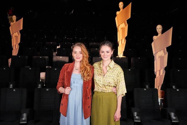 Nominierungsbekanntgabe Deutscher Filmpreis 2022 Lea van Acken und Maria Ehrich beim Fototermin zur Nominierungsbekanntgabe Deutscher Filmpreis 2022 am 12. Mai im Kino in der KulturBrauerei Berlin Copyright: xEventpressxRadkex