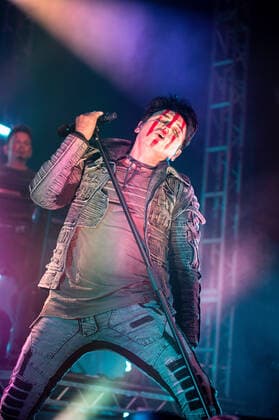 Gary Numan performs at the Leeds O2 Academy. The show was part of a headline UK tour to promote his new record Intruder . Featuring: Gary Numan Where: Leeds, United Kingdom When: 12 May 2022 Credit: Graham Finney Cover Images Copyright: xGrahamxFinneyx xCoverxImagesx 51524044 EDITORIAL USE ONLY. NOT FOR USE BY NEWSPAPERS BASED IN THE UK.