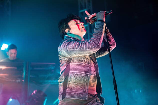 Gary Numan performs at the Leeds O2 Academy. The show was part of a headline UK tour to promote his new record Intruder . Featuring: Gary Numan Where: Leeds, United Kingdom When: 12 May 2022 Credit: Graham Finney Cover Images Copyright: xGrahamxFinneyx xCoverxImagesx 51524045 EDITORIAL USE ONLY. NOT FOR USE BY NEWSPAPERS BASED IN THE UK.