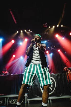 Bovann live in Bern, Switzerland Bern, Switzerland. 12th, May 2022. The German-Cameroon rapper Bovann performs a live concert at Bierh?beli in Bern. Bern Switzerland  Copyright: xGonzalesxPhoto TilmanxJentzschx