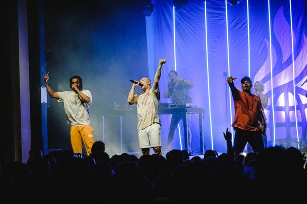 Culcha Candela live in Bern, Switzerland Bern, Switzerland. 12th, May 2022. The German rap group Culcha Candela performs a live concert at Bierh?beli in Bern. Bern Switzerland  Copyright: xGonzalesxPhoto TilmanxJentzschx