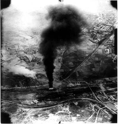 Korean War, Pyongyang. Bombardment by the American and British forces Pyongyang. Bombardment by the American and British forces July 1950 Korean War Washington - National Archives Copyright: xPhoto12x ASI01138_H304712