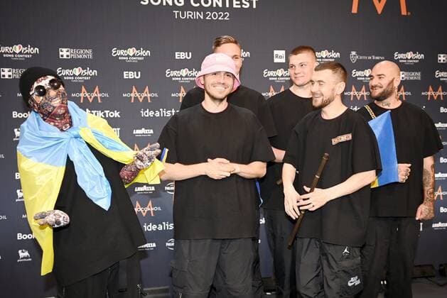 Entertainment Bilder des Tages Kalush Orchestra of Ukraina won the final of the Eurovision Song Contest in Turin, Italy, on May 14, 2022. Turin Italy  Copyright: xJussixNukarix LKLAPJ20220515033244L340