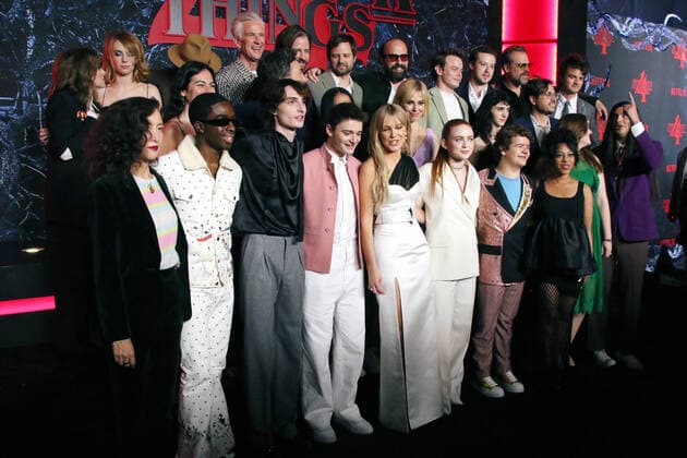 Bilder des Jahres 2022, Entertainment 05 Mai BROOKLYN, NY - MAY 14: Stranger Things Cast at the Netflix Stranger Things season 4 World Premiere at Netflix Studios in Brooklyn, New York City on May 14, 2022. Copyright: xRWx