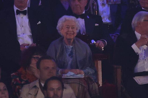 Bilder des Jahres 2022, Entertainment 05 Mai Entertainment Bilder des Tages . 15 05 2022. Windsor , United Kingdom. Queen Elizabeth II arriving at the Platinum Jubilee Celebration event on the final day of the Royal Windsor Horse Show. The show featured Dame Helen Mirren playing Elizabeth Ist .  xStephenxLockx xi-Imagesx IIM-23408-0146