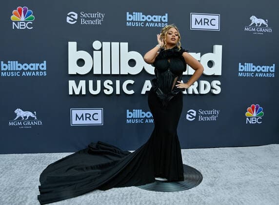 Latto attends the annual Billboard Music Awards held at the MGM Grand Garden Arena in Las Vegas, Nevada on May 15, 2022.  LAV202205150044 JIMxRUYMEN