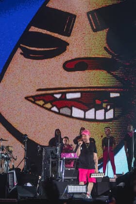 SÃO PAULO, SP - 15.05.2022: FESTIVAL MITA - The band Gorillaz during the closing performance of the first edition of the MITA festival at Spark Arena in São Paulo on Sunday night (15) x2206578x  YurixMurakami