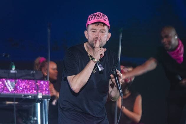 SÃO PAULO, SP - 15.05.2022: FESTIVAL MITA - The band Gorillaz during the closing performance of the first edition of the MITA festival at Spark Arena in São Paulo on Sunday night (15) x2206584x  YurixMurakami