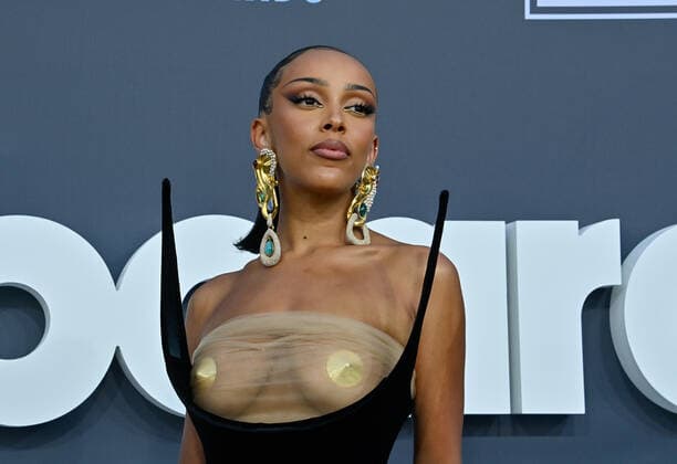 Entertainment Bilder des Tages Doja Cat attends the annual Billboard Music Awards held at the MGM Grand Garden Arena in Las Vegas, Nevada on May 15, 2022.  LAV202205150216 JIMxRUYMEN