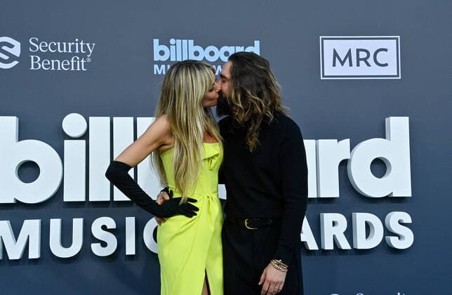 Bilder des Jahres 2022, Entertainment 05 Mai Entertainment Bilder des Tages Heidi Klum and Tom Kaulitz attend the annual Billboard Music Awards held at the MGM Grand Garden Arena in Las Vegas, Nevada on May 15, 2022.  LAV202205150383 JIMxRUYMEN