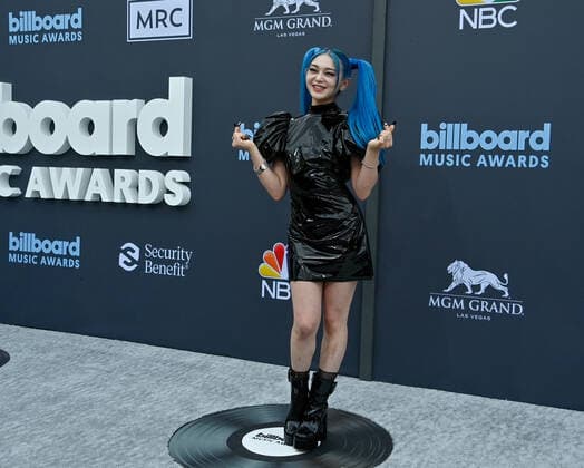 AleXa attends the annual Billboard Music Awards held at the MGM Grand Garden Arena in Las Vegas, Nevada on May 15, 2022.  LAV202205150532 JIMxRUYMEN