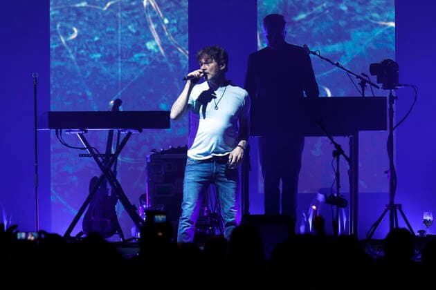 Sänger Morten Harket von der norwegischen Band A-ha bei ihrem Konzert in der Lanxess-Arena. Köln, 15.05.2022 NRW Deutschland Copyright: xChristophxHardtx
