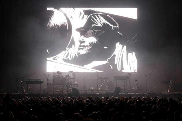 Das Intro der Bühnenshow der norwegischen Band A-ha bei ihrem Konzert in der Lanxess-Arena. Köln, 15.05.2022 NRW Deutschland Copyright: xChristophxHardtx
