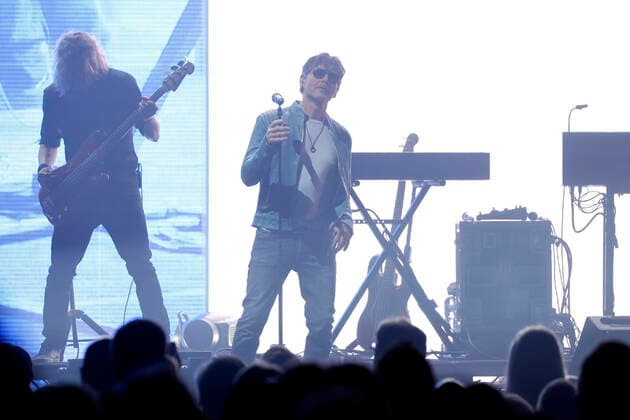 Sänger Morten Harket von der norwegischen Band A-ha bei ihrem Konzert in der Lanxess-Arena. Köln, 15.05.2022 NRW Deutschland Copyright: xChristophxHardtx