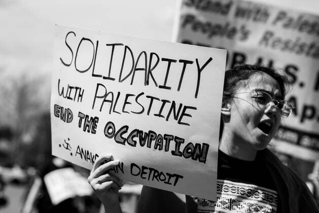 Nakba Day Is Commemorated In Dearborn, Michigan The Palestinian Youth Movement held a rally, march, and community action in Dearborn, MI on May 15, 2022 commemorating the 74th anniversary of the Nakba, or the catastrophe. For Palestinians, this is a day to commemorate the displacement off their native land that preceded and followed Israel™s establishment. Dearborn, Michigan United States  Copyright: xAdamxJ.xDeweyx originalFilename: dewey-notitle220515_nps7C.jpg