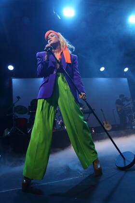 Roisin Murphy bei einem Konzert in der Columbiahalle in Berlin, 16. Mai 2022. Roisin Murphy Konzert Berlin