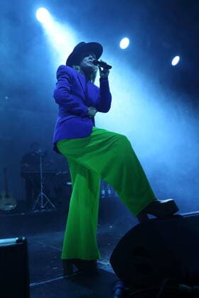 Roisin Murphy bei einem Konzert in der Columbiahalle in Berlin, 16. Mai 2022. Roisin Murphy Konzert Berlin