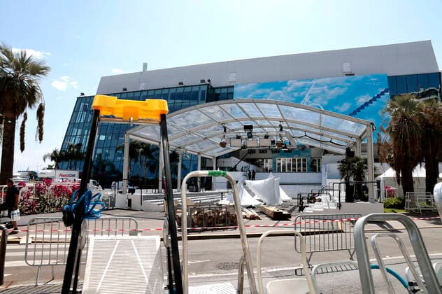Der Palais des Festivals et des Congres de Cannes während des Festival de Cannes 2022 75. Internationale Filmfestspiele von Cannes. Cannes, 16.05.2022